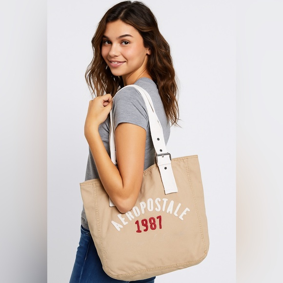 Aeropostale Vintage Tote Shoulder Bag - Picture 1 of 5